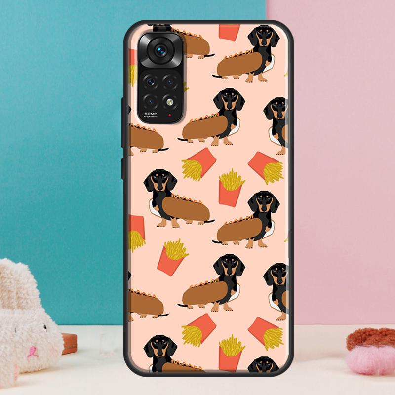 Sausage Dog Love Case For Xiaomi Redmi Note 13 Pro 14 12 11 9 10 9S 10S 11S 12S Redmi 14C 13C 10C 12C Cover
