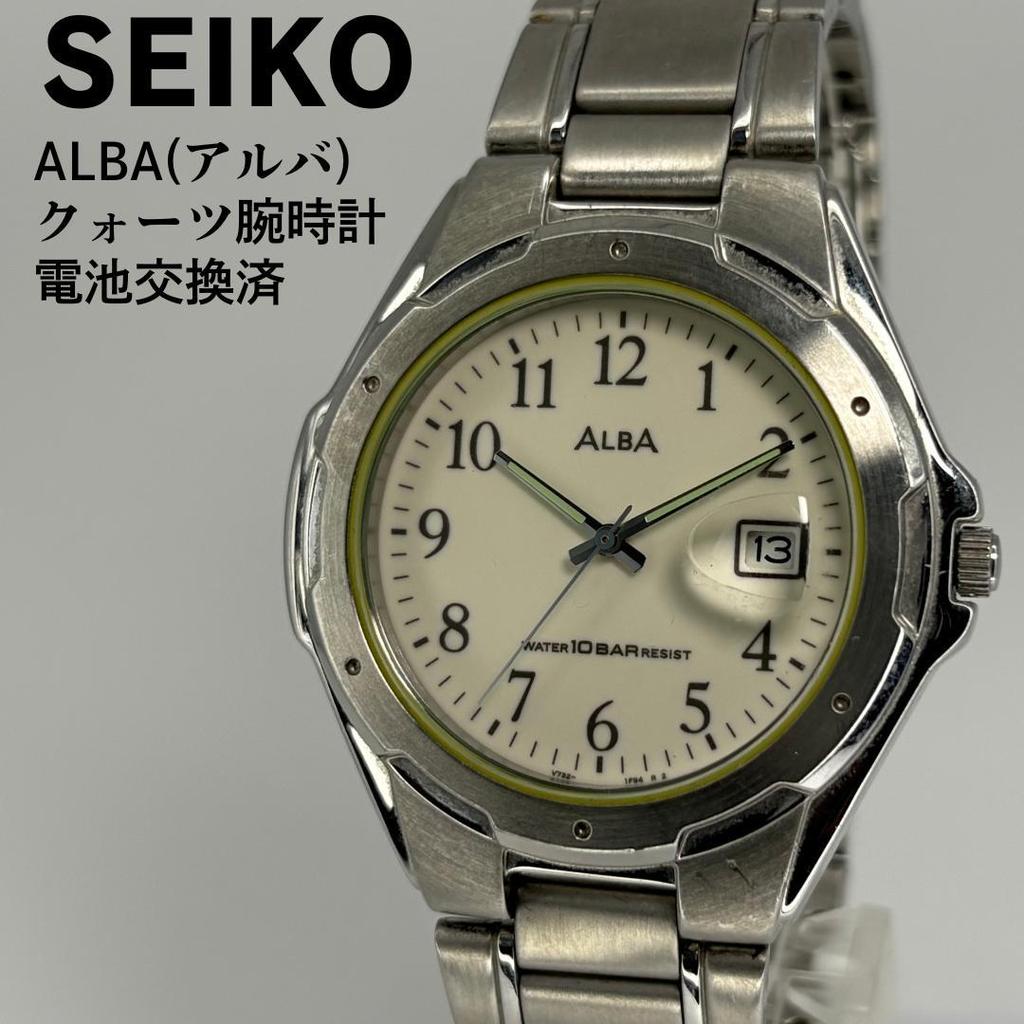 [USED] SEIKO Alba Quartz Watch with Battery Replaced and Genuine Bracelet