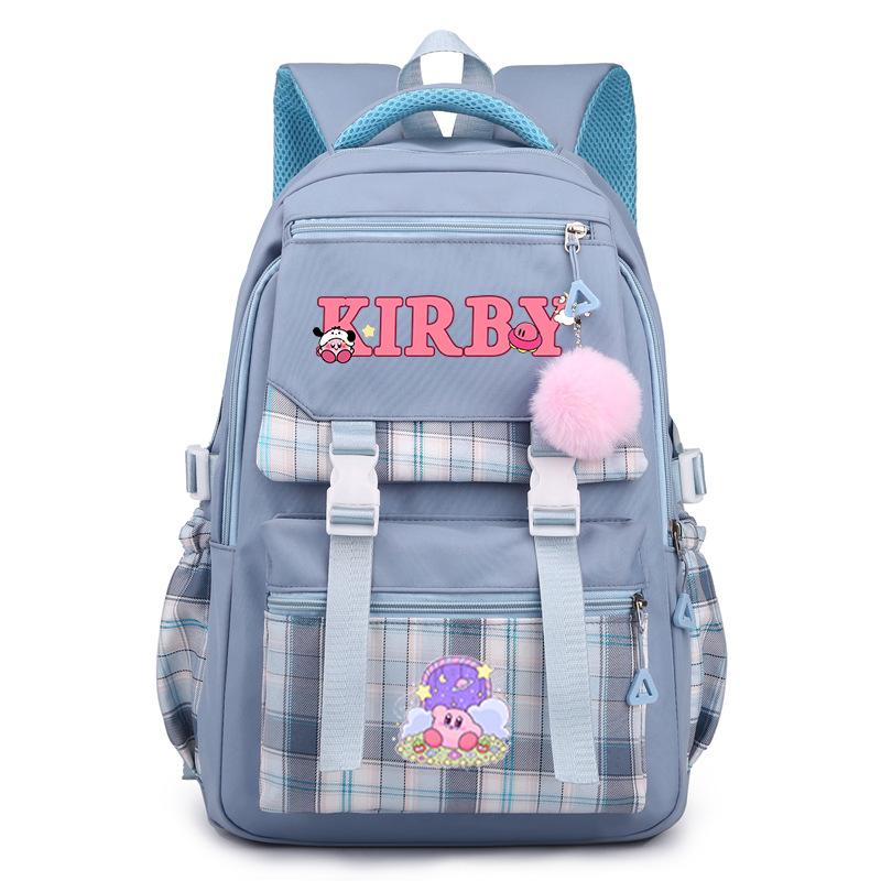 Super cute star card than high-value cartoon peripheral backpack for men and women, large-capacity weight reduction student schoolbag