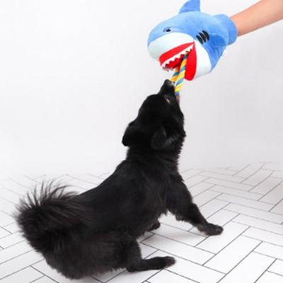 Dingdongpet Pet Tug Toy 12cm X 24cm X 18cm, Shark, 1 Piece