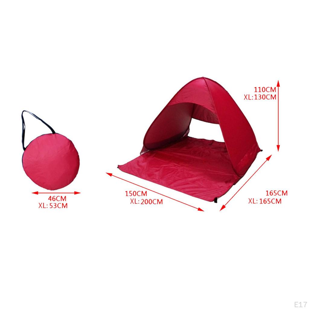 Beach Tent ,Pop up with Carry Bag , ,SUN Protection, Windproof Camping Sun Shelter for