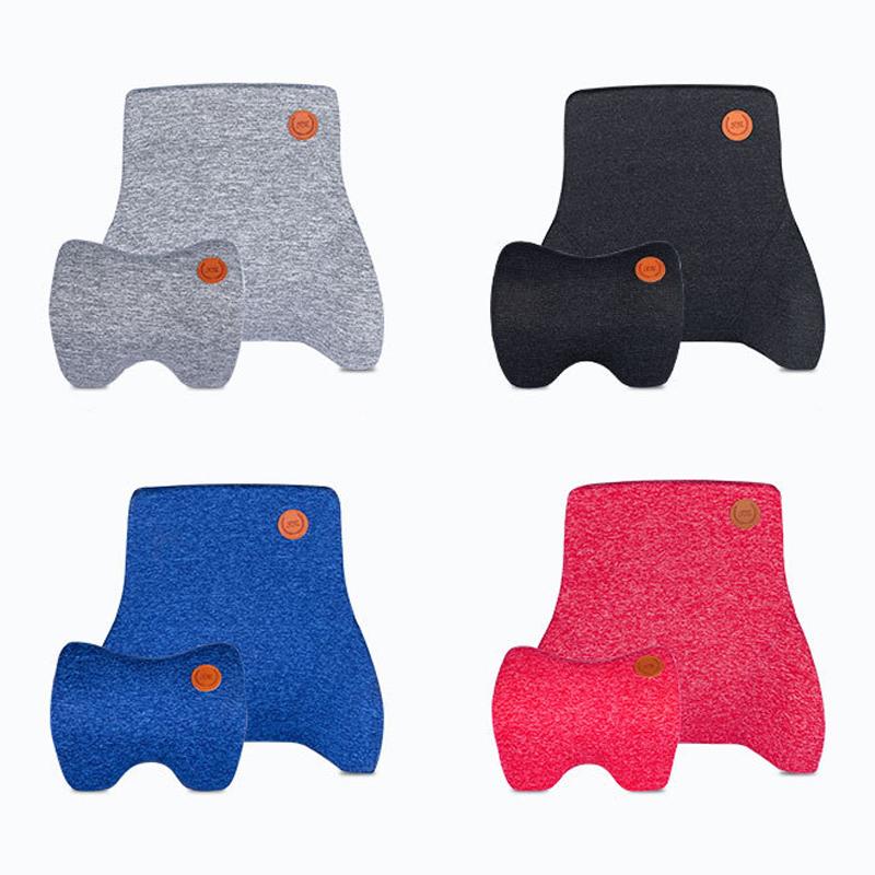 Pernă universală pentru gât pentru mașină, tetieră reglabilă pentru pernă pentru scaun de birou, pernă de spumă cu memorie 3D, pernă pentru mașină în patru anotimpuri, lombară