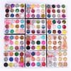 12-Color Nail Art Glitter Powder Set - Shell, Pearlescent, Rhombus, Heart Designs for DIY Nails & Slime