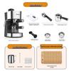 Petrus PE3180 Italian Semi-Automatic Espresso Machine - Compact, Steam-Enabled for Home and Small Commercial Use