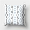 Grey Blue Pillowcase Geometric Cushion Cover Peach Skin Cushion Sofa Cushion Cushion Pillowcase Home Decor Pillowcase