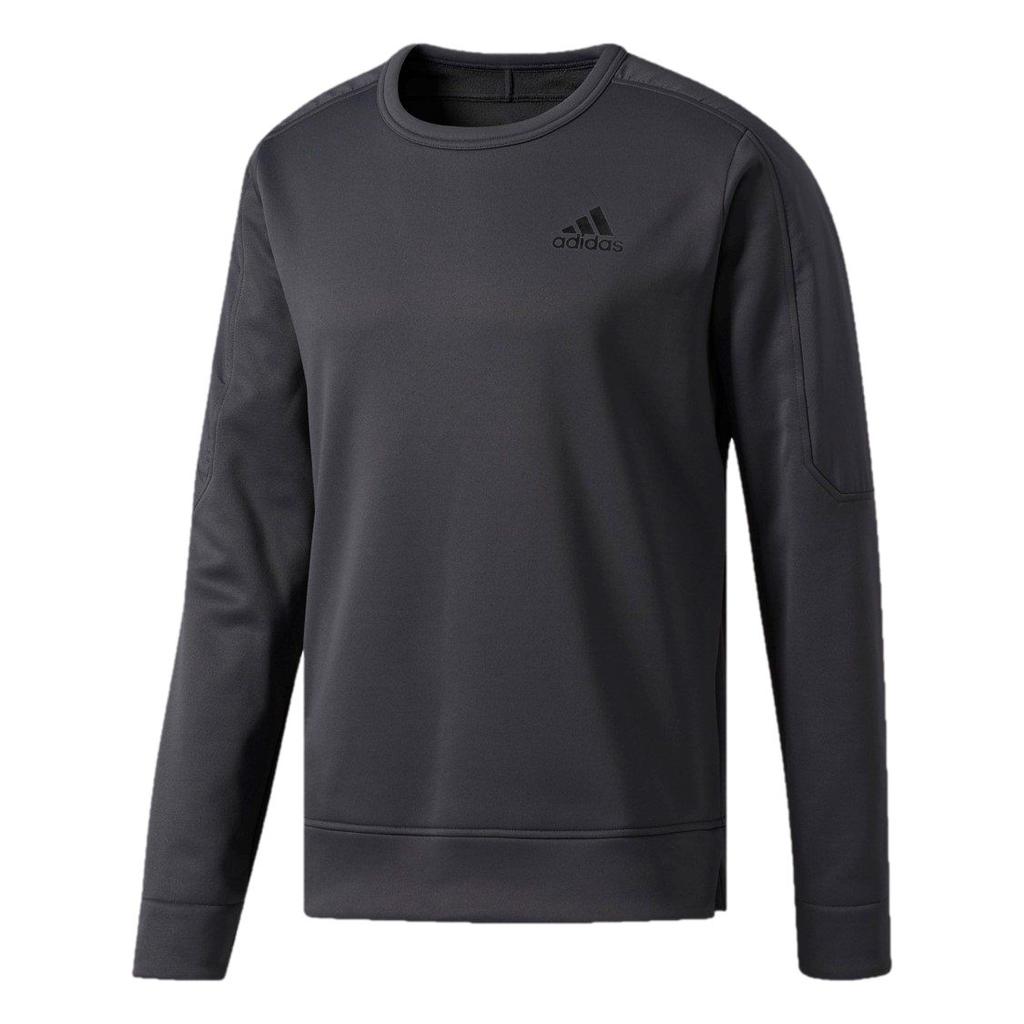 Adidas X NBA Collaboration AS PO Crew Logo Round Neck Pullover Versatile Long Sleeve Sweatshirt Men sweatshirt Black AZ5914