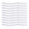 100Pcs Spiral Binding Coils Plastic Dia 9.5mm 3Celsius8in 48 Teeth 4:1 Ratio 75 Sheet Capacity for   Paper