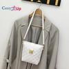 Cozy Up Ling Grid Pattern Bag Casual Women's Small Bag Minimalist Bucket Shoulder Bag