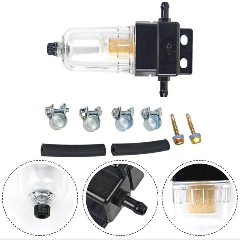 Plastic Diesel Water Separator Filter Black Water Separator Kit Fuel Line Kit Auto Accessories
