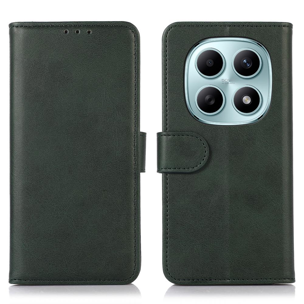 

For Xiaomi Poco M8 5G/Redmi Note 15 5G (Global) Case Cowhide Texture Leather Wallet Phone Cover with Stand