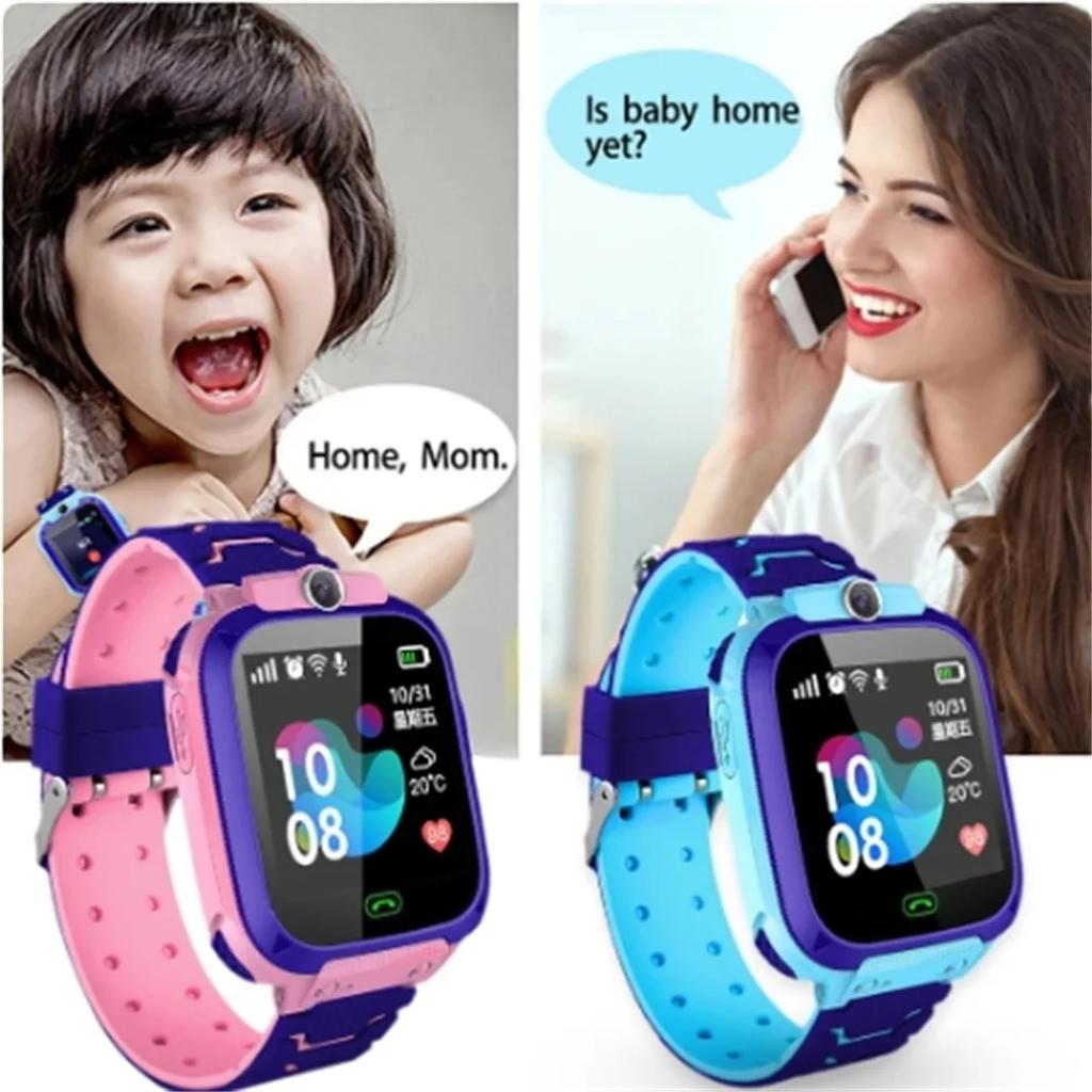 2025 New Kids Smart Watch SOS Call Camera Positioning Two Way Call Voice Chat Waterproof IP67 Children Smartwatch Clock Gift