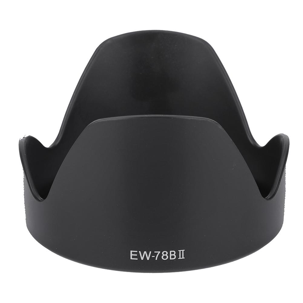 EW 78BII Quality Portable Plastic Camera Lens Hood Shade for Canon EF 28 135mm f 3.5 5.6 IS USM