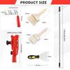 Paint Roller Brush Painting Roller Set With Multi-angle Extender Pole And Brush House Projects Renovation Accessory For Ceilings
