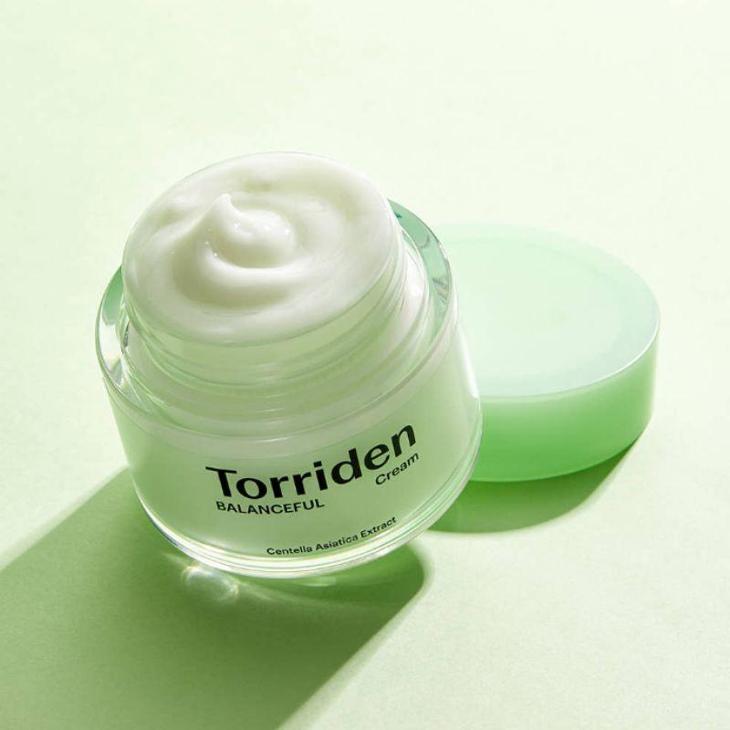 Torriden BALANCEFUL Cica Soothing Cream 80ml Calming Moisturizer for Sensitive Oily Acne-Prone Skin