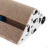 Cardboard Cat Scratcher Trianglar Kitten Scratching Board Thickened Wear Resistant with Two