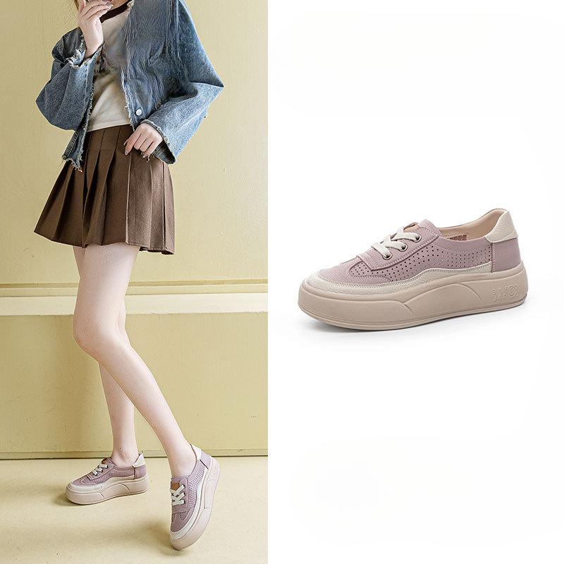 

Ретро Повседневная обувь Универсальная обувь с увеличением роста Дышащая обувь для скейтборда Обувь с мягкой подошвой Обувь для ленивых 40 фиолетовый