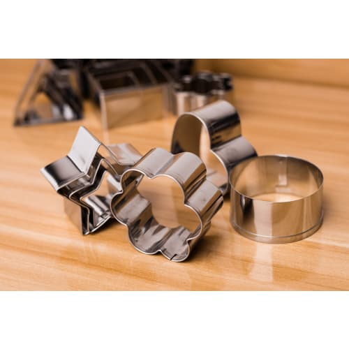 ShengHai Cookie Molds, DIY Baking Tools, Food Grade Stainless Steel Cookie Cutters (Set of 24)