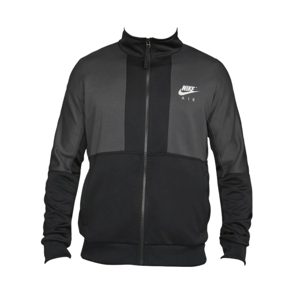 Nike Color Block Logo Print Stand Collar Zip Long Sleeve Jacket Men jackets Black DD6338-010 XXL