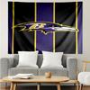 football Ravens Logo Quick-Dry Tapestry Hanging for Bedroom,Livingroom, Playroom,Decor Art Room Wall Tapestry Holiday and Birthday Gifts
