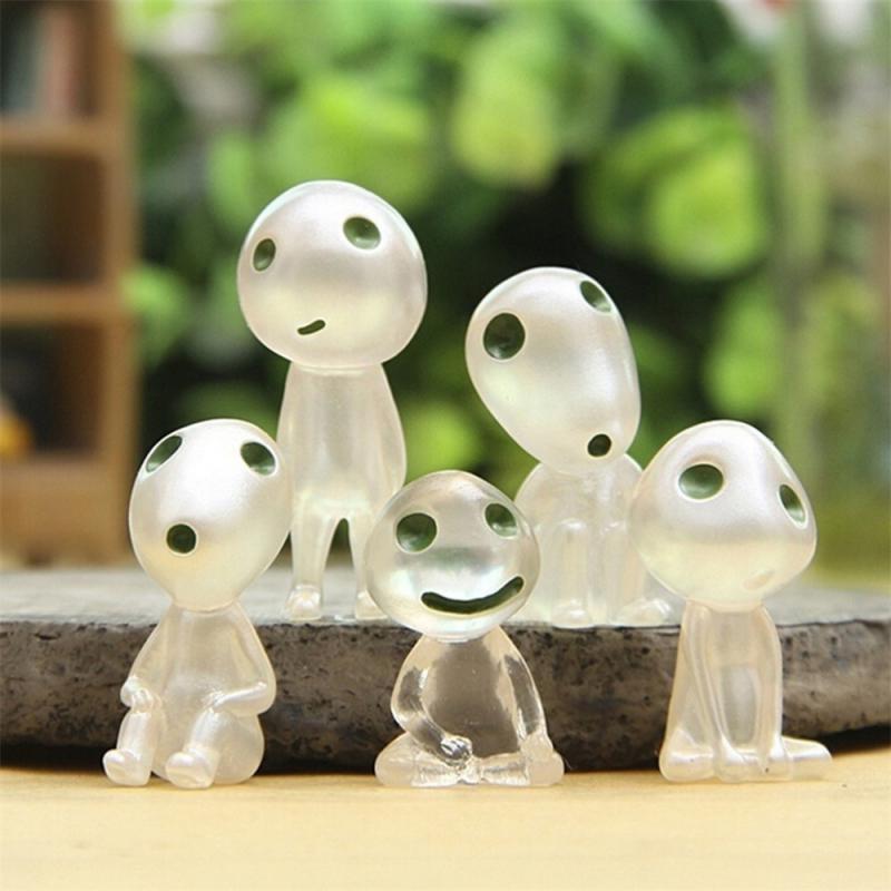 1-10pcs Micro-landscape Glow-in-the-dark Fairy Decoration Toy Modern Resin Crafts Cute Anime Alien Funny Fluorescent Decorations