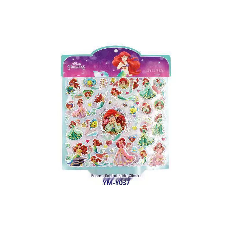 Paw Patrol Princess 3D Bubble Stickers for Kids – Baby Reward & Kindergarten Fun!