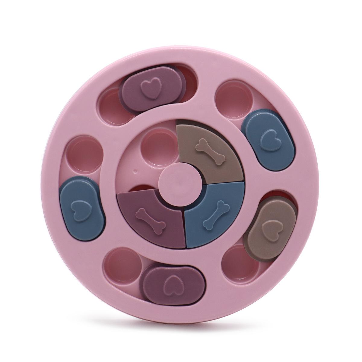 

Interactive Dog Treat Puzzle Toy Anti-Choke Slow Feeding Bowl Iq Training Boredom Relief Toy