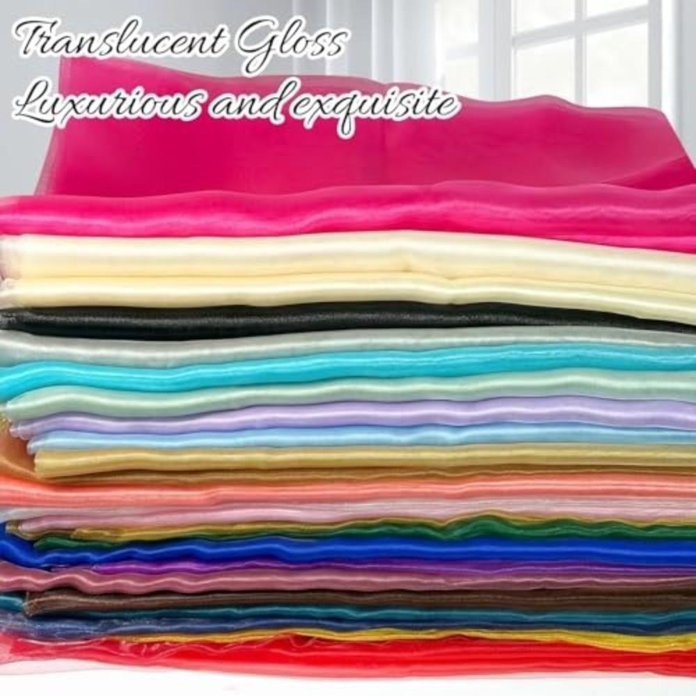 Shimmer Tulle Fabric Mercerized Lurex Sheer Fabric Backdrop Curtain Fabric  Hanfu Cheongsam Apparel