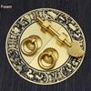 Cheng Yu Chinese Retro Copper Fu Character Round Cabinet Handle