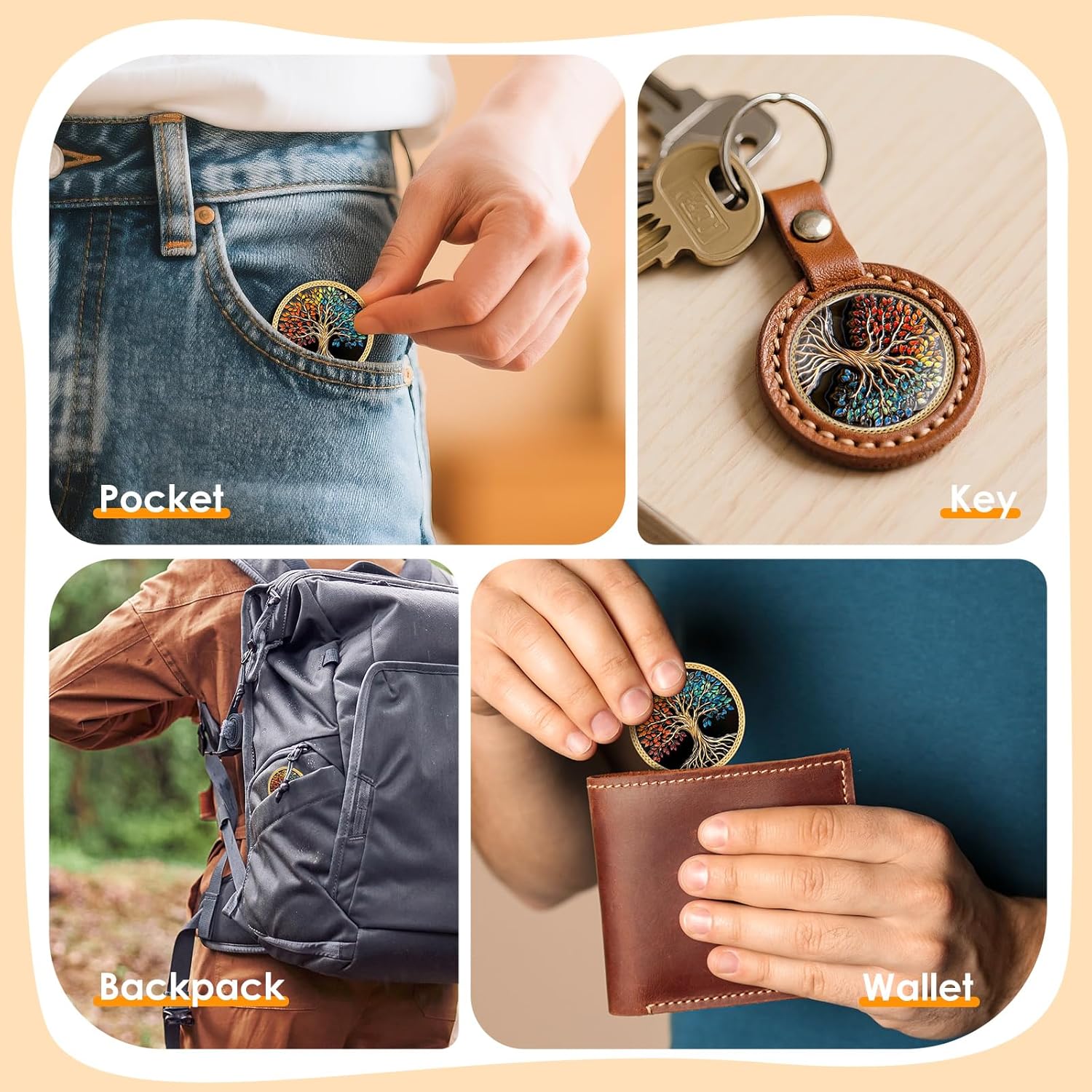 Tree of Life Sobriety Coin – Sobriety Gifts for Women & Men, AA NA Sober Chips and Medallions for Healing, Strength & Daily Encouragement