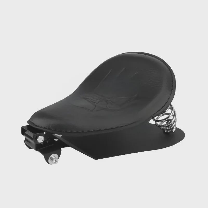 Harley Sportster XL883/XL1200 Skull Retro Spring Leather Seat Cushion