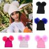 Moda Tricotat Faux Blan Ball Pom Pom Femei Drăguțe Căciulă Beanie Căciulă Călduță Cadou