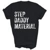 Material Step Daddy Pai Bônus Padrasto Camiseta Unissex Presente