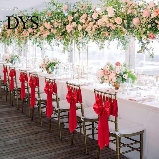 Table Decor Runner Long Rectangle Smooth Fabric Machine Washable Solid Color Party Wedding Banquet Supplies