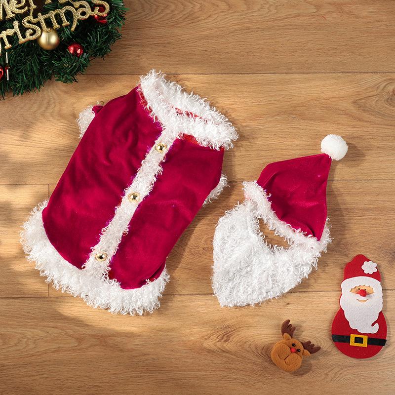 Pet Dog Santa Claus Clothes Classic