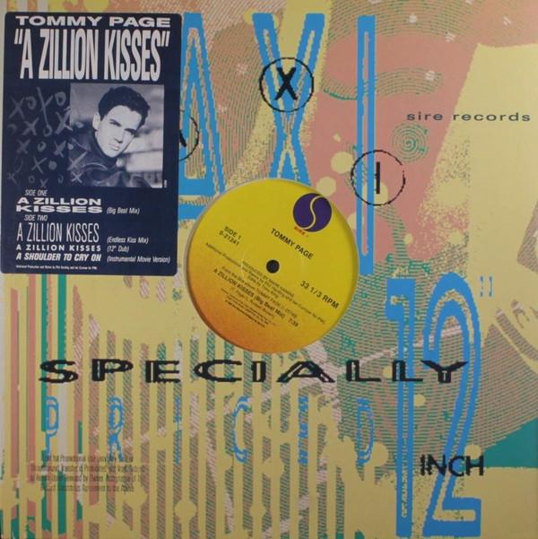 

LP Record TOMMY PAGE A Zillion Kisses 021241 SIRE 1989 US Classical Used