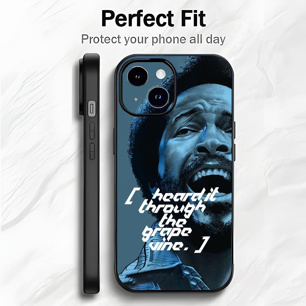 

Soul Music Legend M-Marvin Gaye Phone Case Phone Case Soft Packaging Lightweight For iPhone17 16 15 14 13ProMax iphone12promax