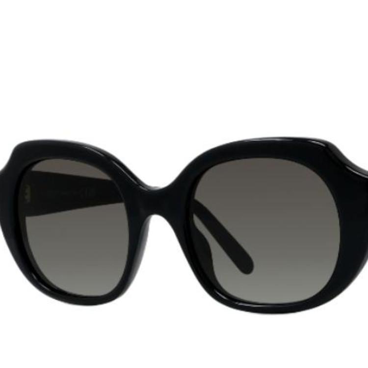 Loewe Letter Logo Design Irregular Shape Sunglasses Women Sunglasses Glossy-Black LW40191I-01B