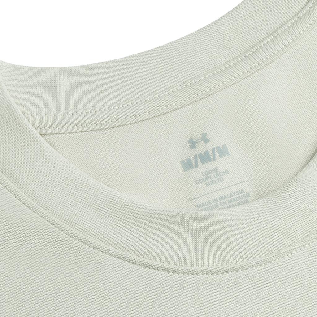 Under Armour Mountain Solid Color Round Neck Pullover Drop Shoulder T-Shirt Women tops 6011170-110