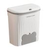 Wall Mounted Garbage Bin with Lid Large Capacity Easy To Install Cabinet Door Trash Can Food Garbage Holder