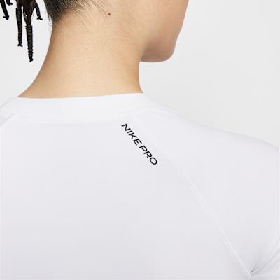 Nike PRO DRI FIT Raglan Sleeve T Shirt Women's White