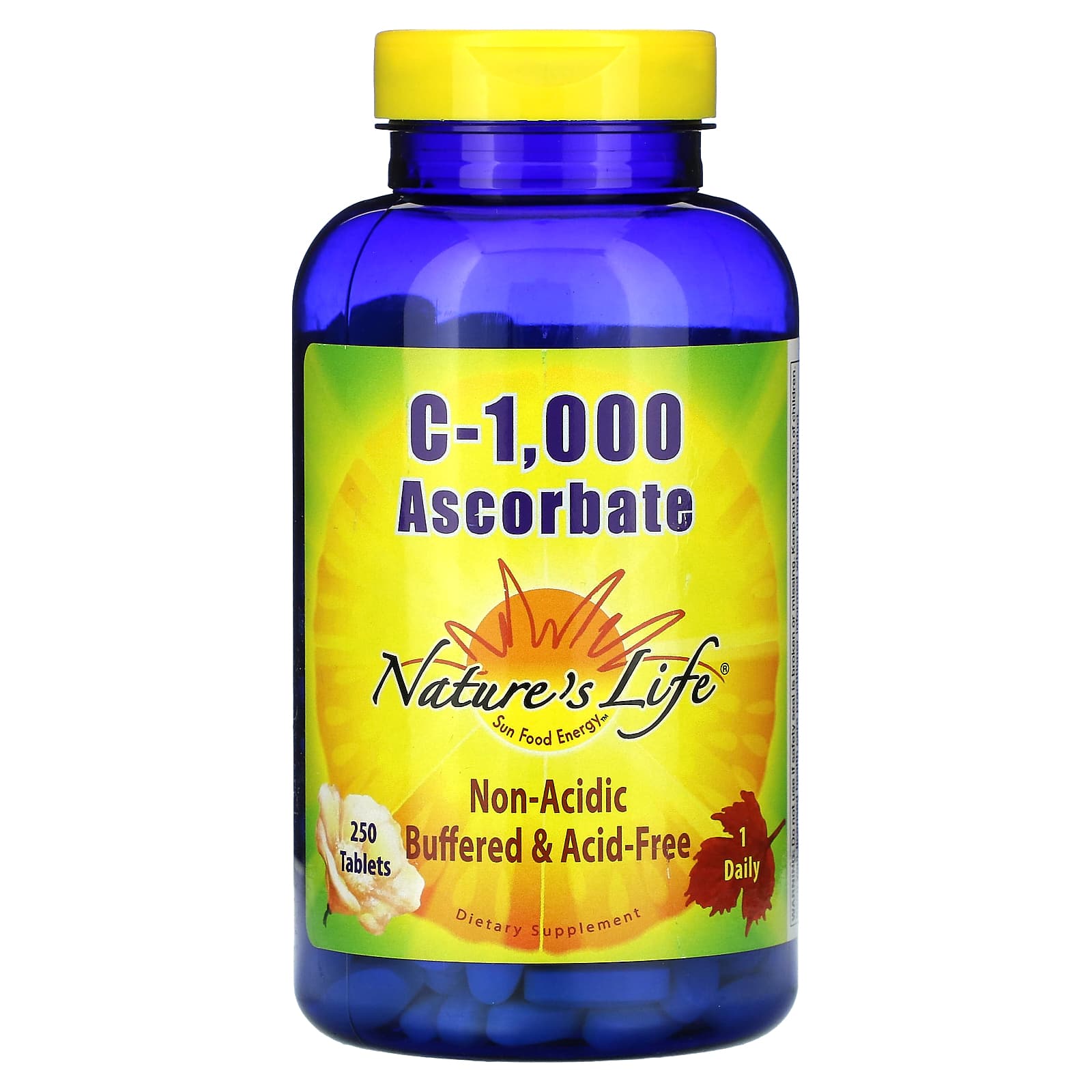 

Nature S Life, C-1,000 Ascorbate, 250 Tablets