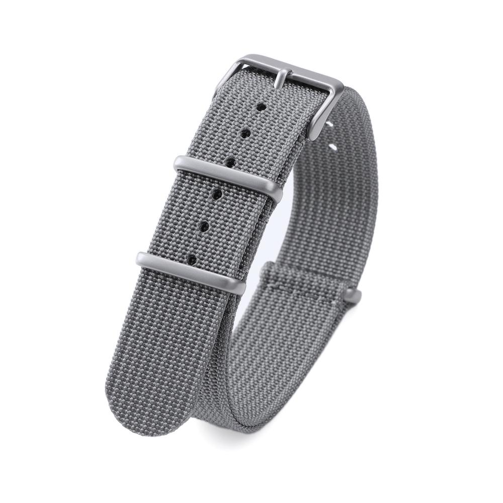18mm 20mm 22mm Ribbed Nylon Watchband for Military Watch Strap Sport Bracelets Nylon Woven Watchband Women Men Bands Accessories