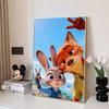 Disney Set Pittura Diamante Classico Judy e Nick Fan Art 5D Pittura Diamante Punto Croce Mosaico Decorazione Casa