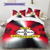 Leverkusen Logo Muster Bettwäsche Steppbett Set Bettbezug Kissenbezug Heimdekoration Geburtstagsgeschenk (1 Bettbezug + 2 Kissenbezüge, ohne Füllung)
