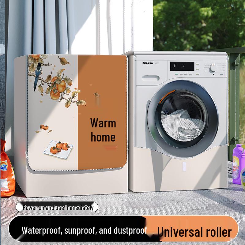 Universelle wasserdichte staubdichte Sonnenschutzhülle für 10 kg vollautomatische Waschmaschinen
