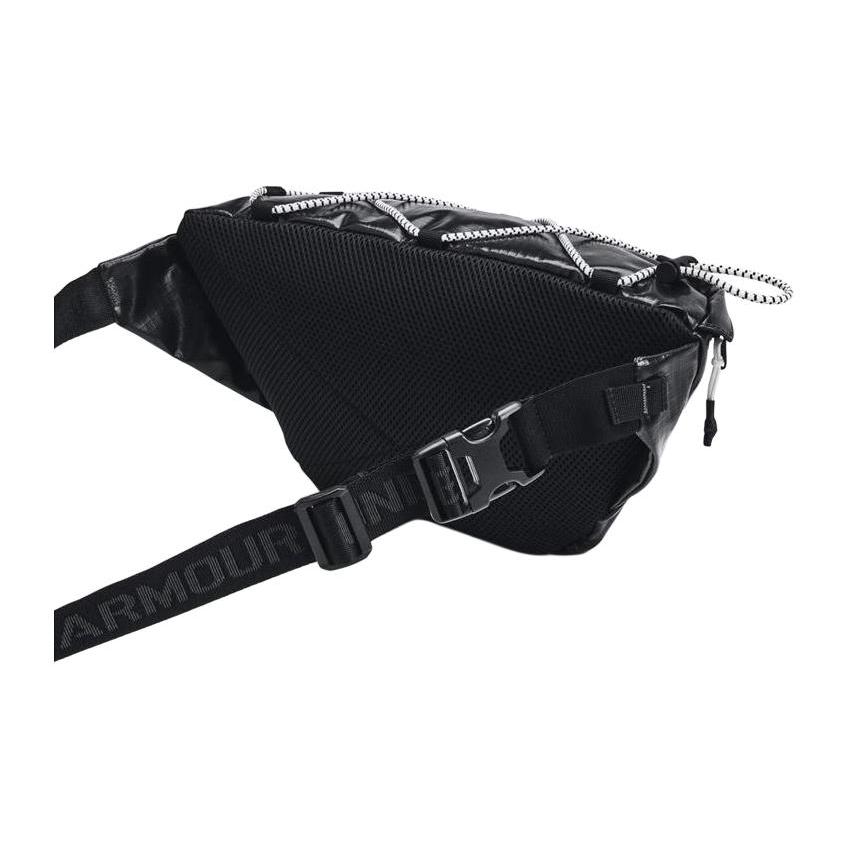 New Under Armour SUMMIT Polyester Sling Bag, Fanny Pack Regular Unisex Black 1376463-001