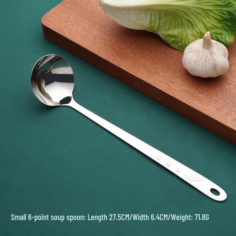 

Stainless Steel Long-Handle Soup Spoon