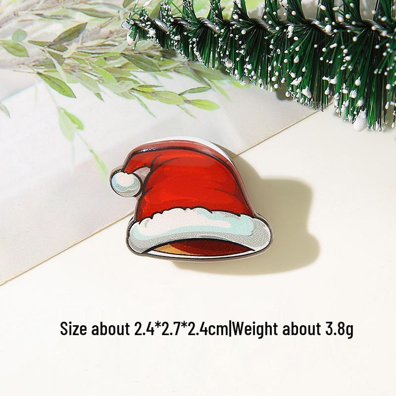 Festive Christmas Hair Clips: Santa, Snowflake, Tree, Gingerbread Man Designs