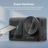 For DJI Osmo Action 4 PULUZ 3-in-1 Lens Front and Back Screen Tempered Glass Explosion-proof Film (Transparent)