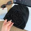Retro Three-dimensional Flower Stacking Hat Children's Summer Thin Spring and Autumn Knitted Cold Hat